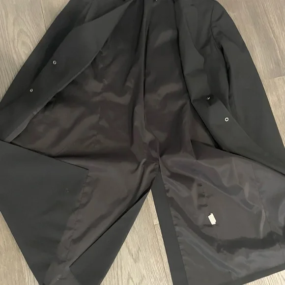 Calvin Klein Classic midi Black Coat sz 6 , excellent condition - Picture 3 of 5
